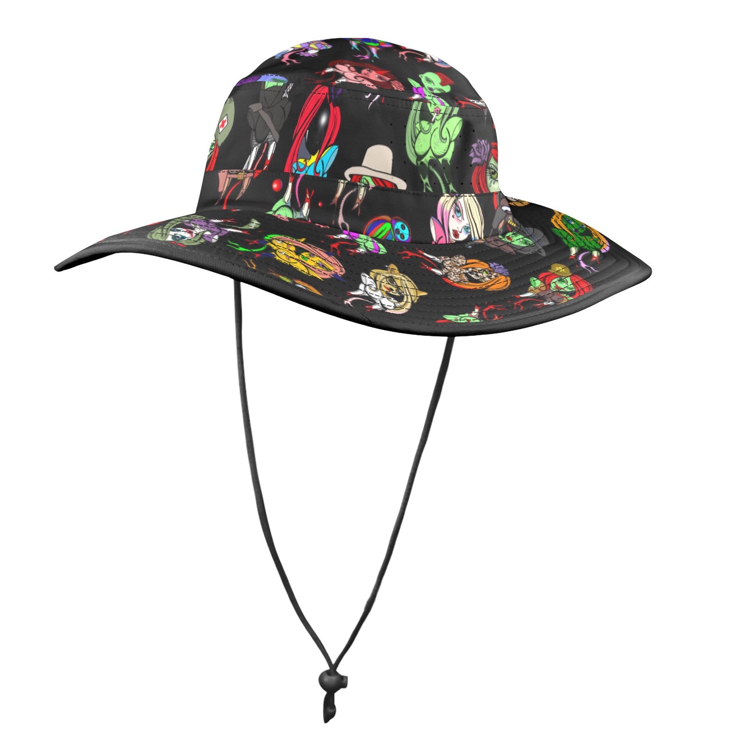 $SPU Camo 3 Bucket Hat Wide Brim Bucket Hat
