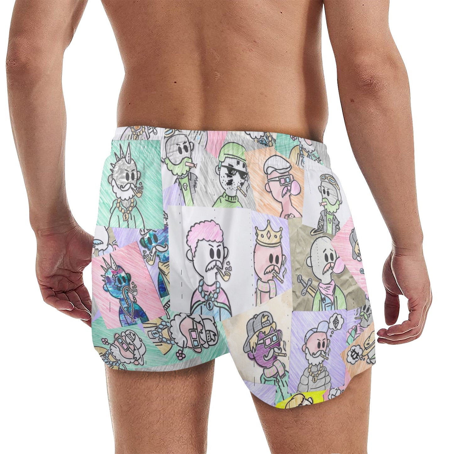 Dundies Mid Length Beach Shorts