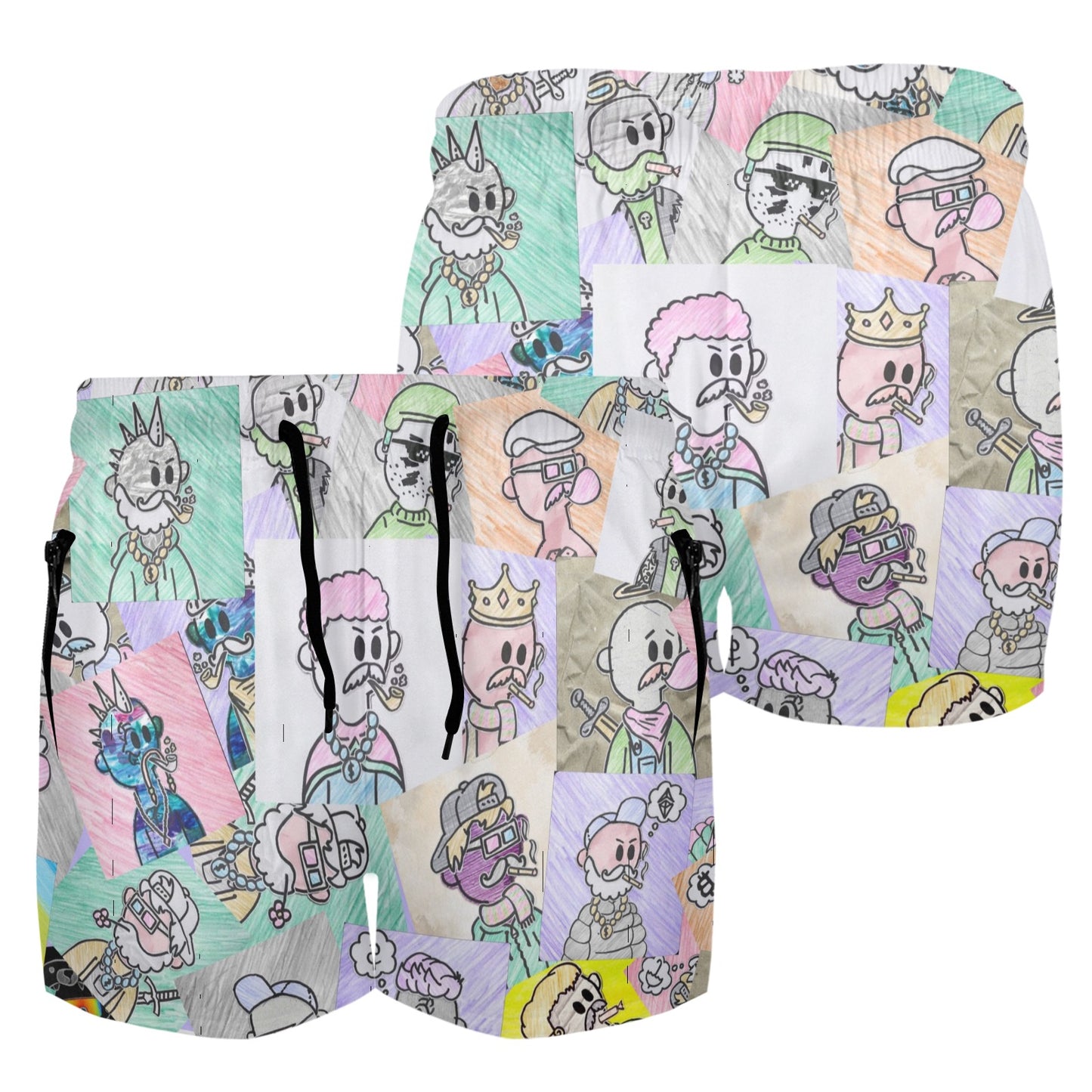 Dundies Mid Length Beach Shorts