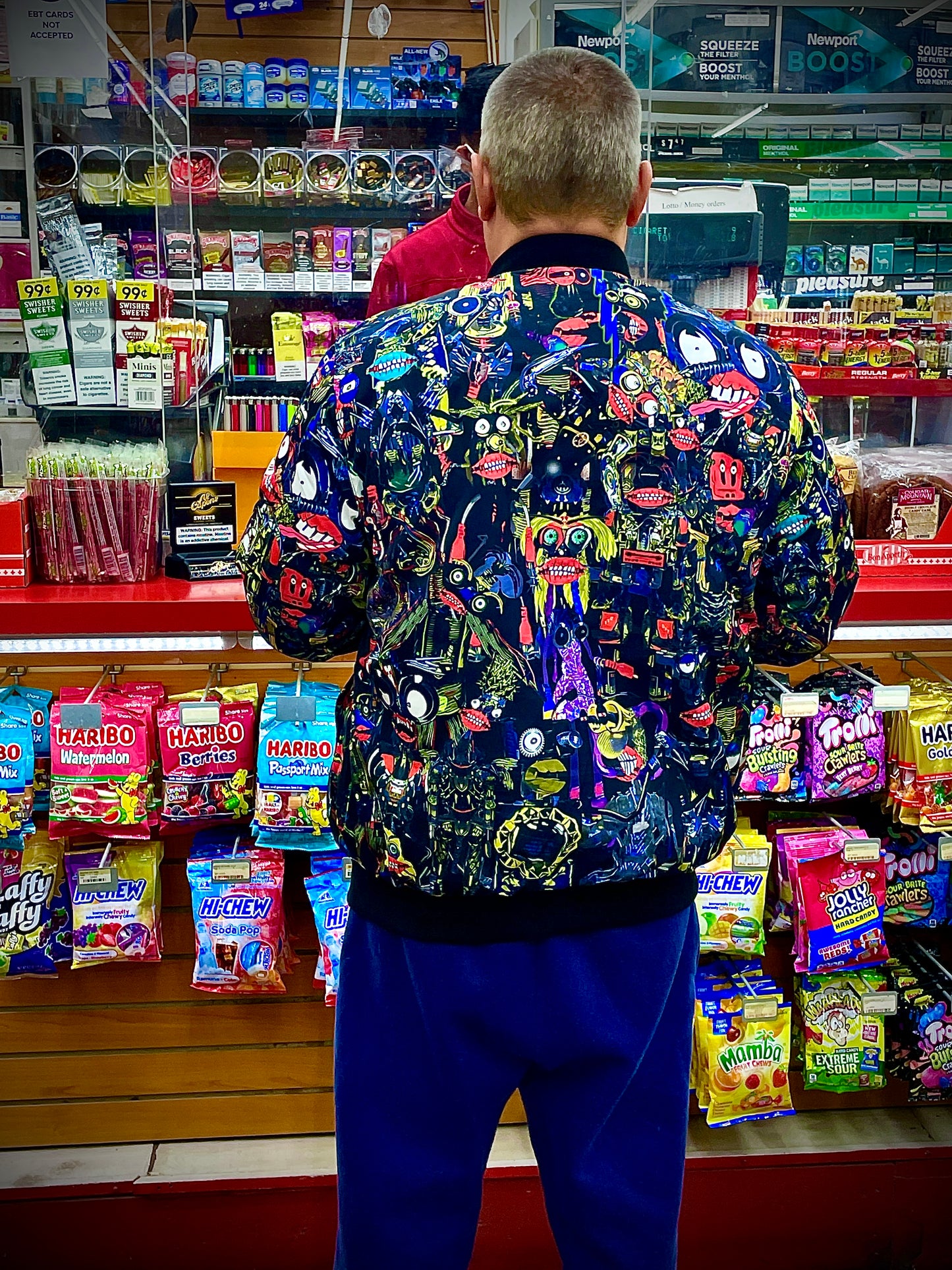 $SPU Camo 3 Quilted Bomber Jacket