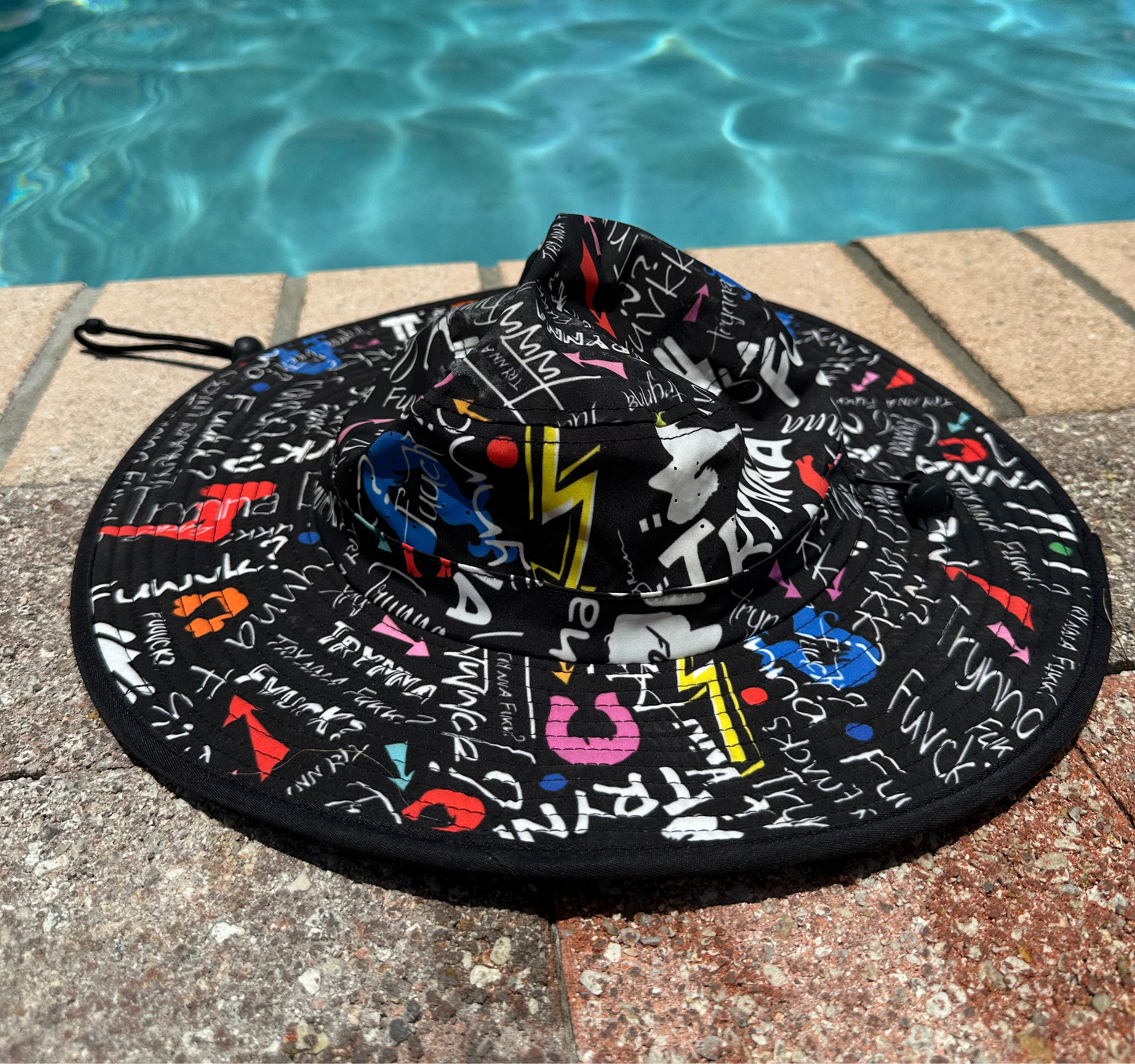 TF Black Bucket Hat