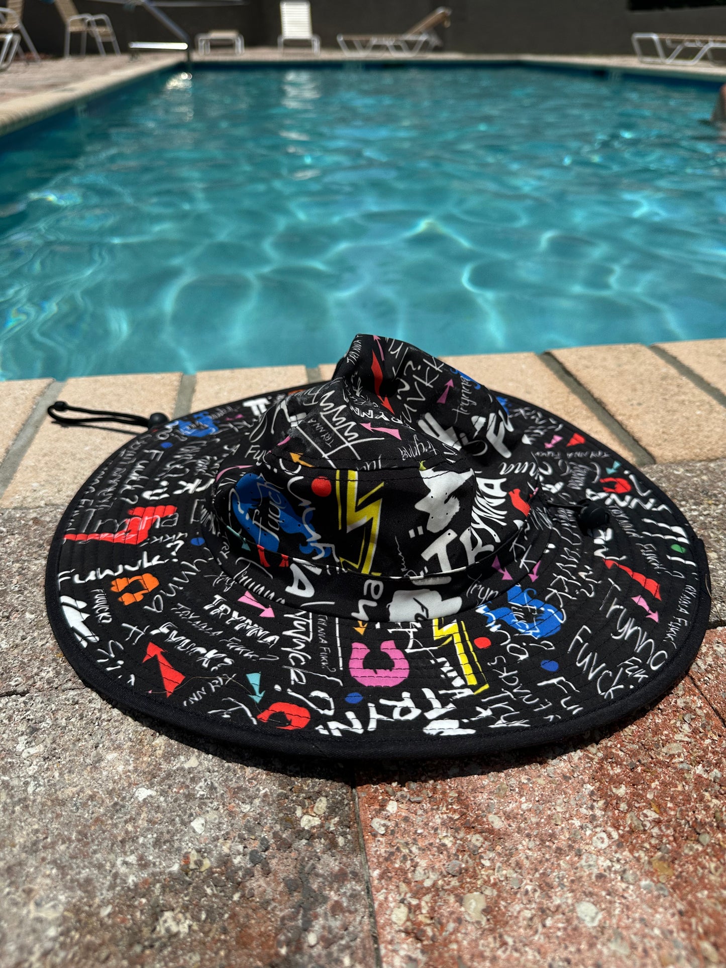 TF Black Bucket Hat