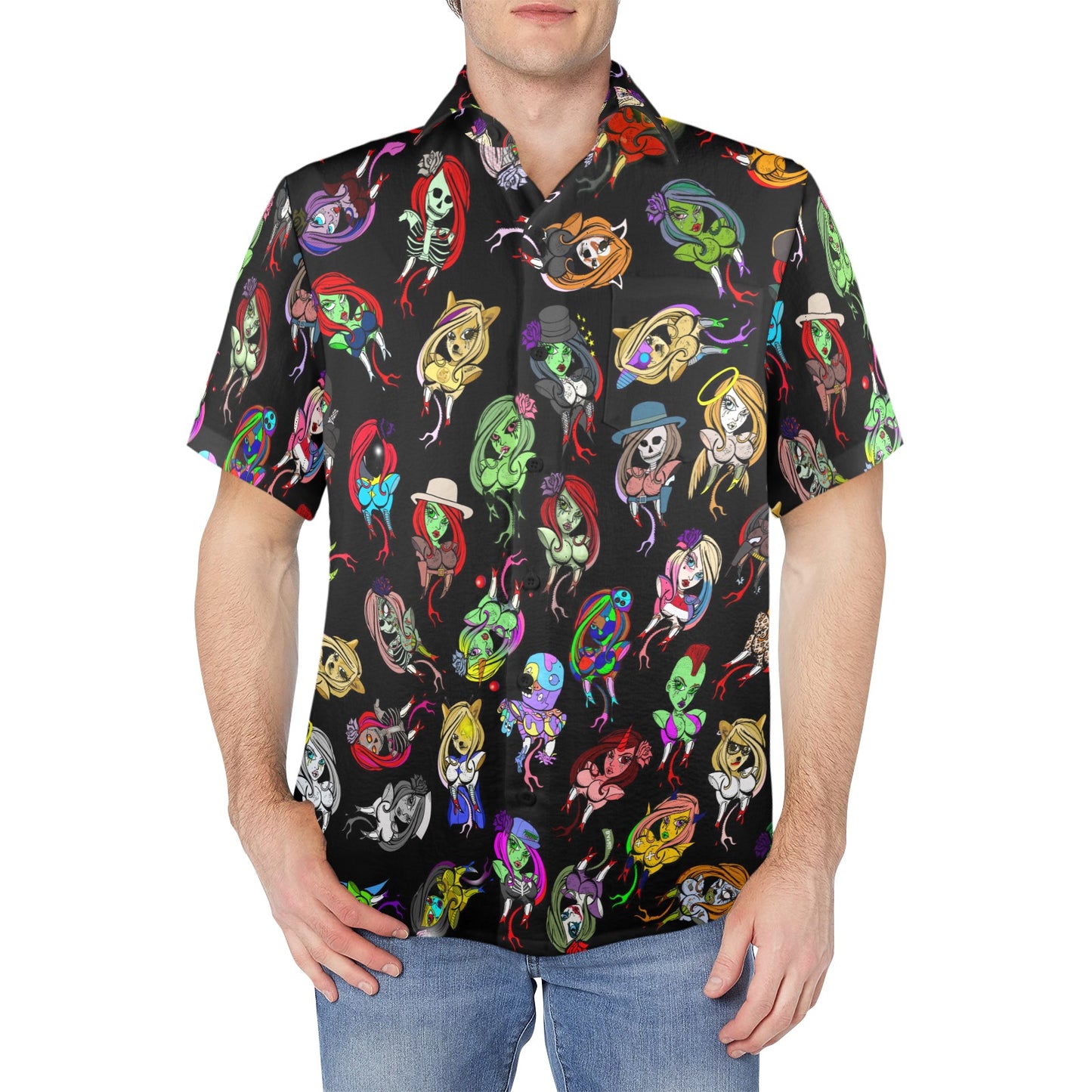 Poisonous Pinups Button Down
