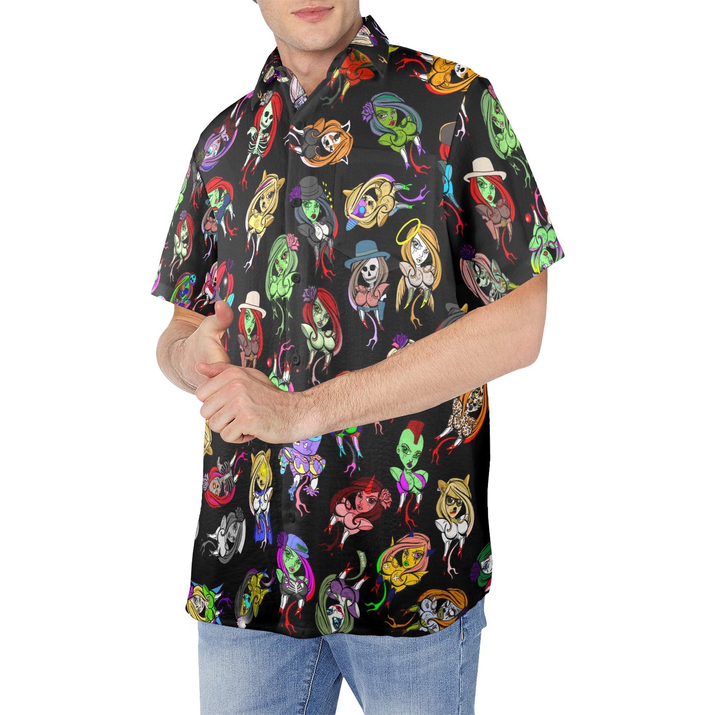 Poisonous Pinups Button Down