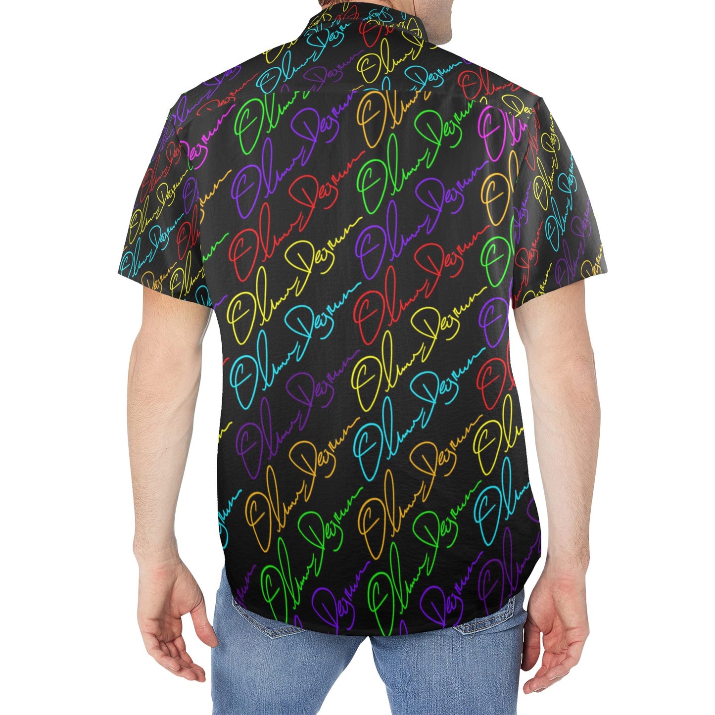 Rainbow Signature Button Down