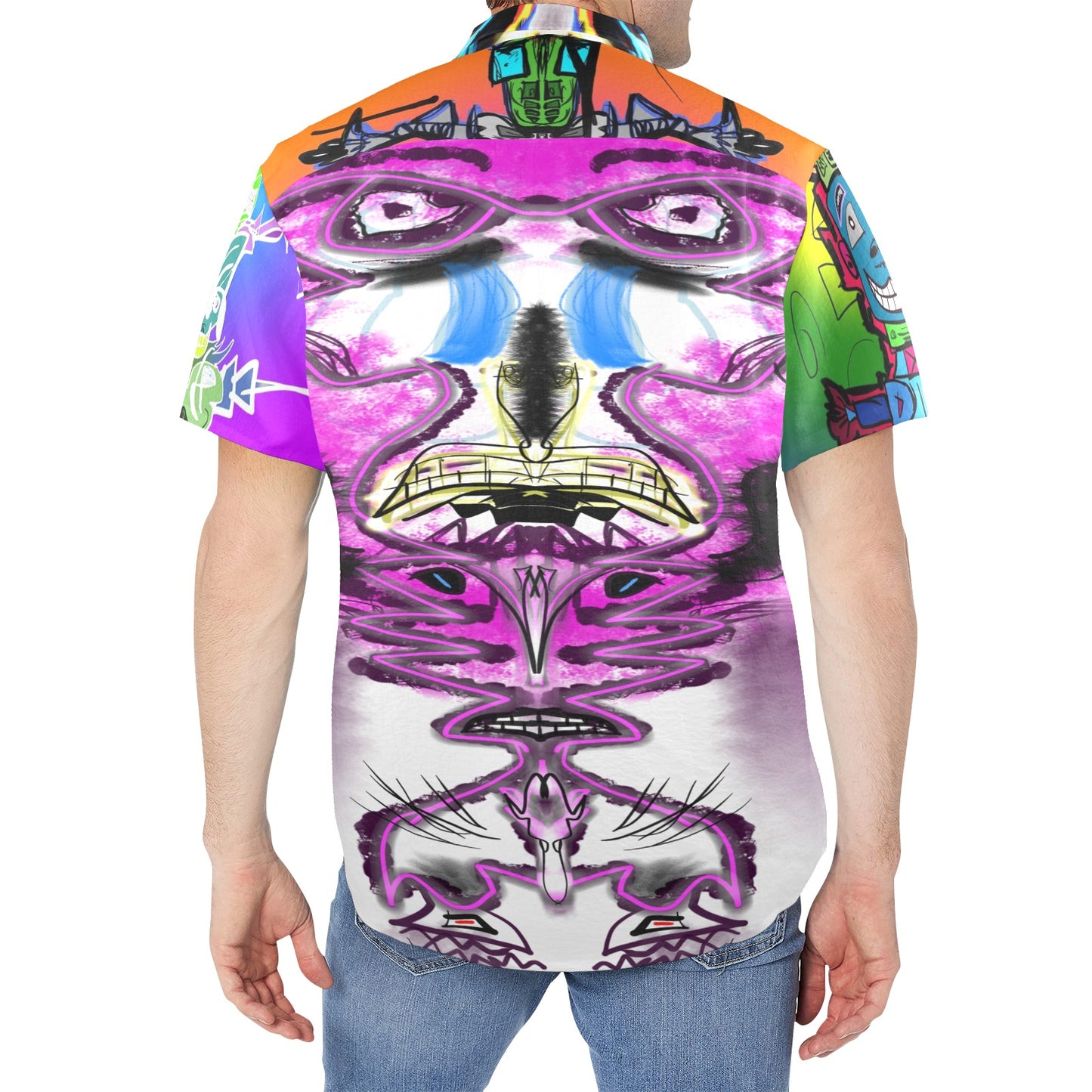 Totem Pole 1 Button Down