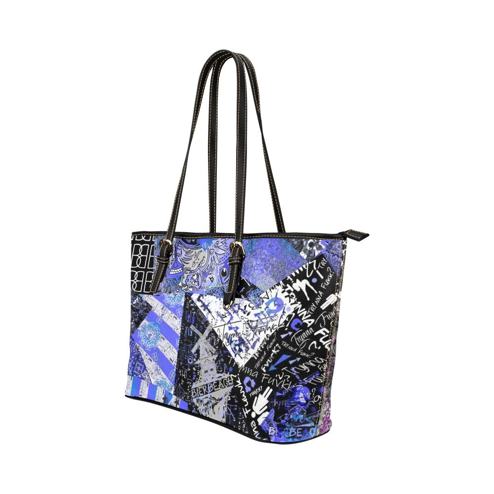 BB Purple Collage Tote Bag