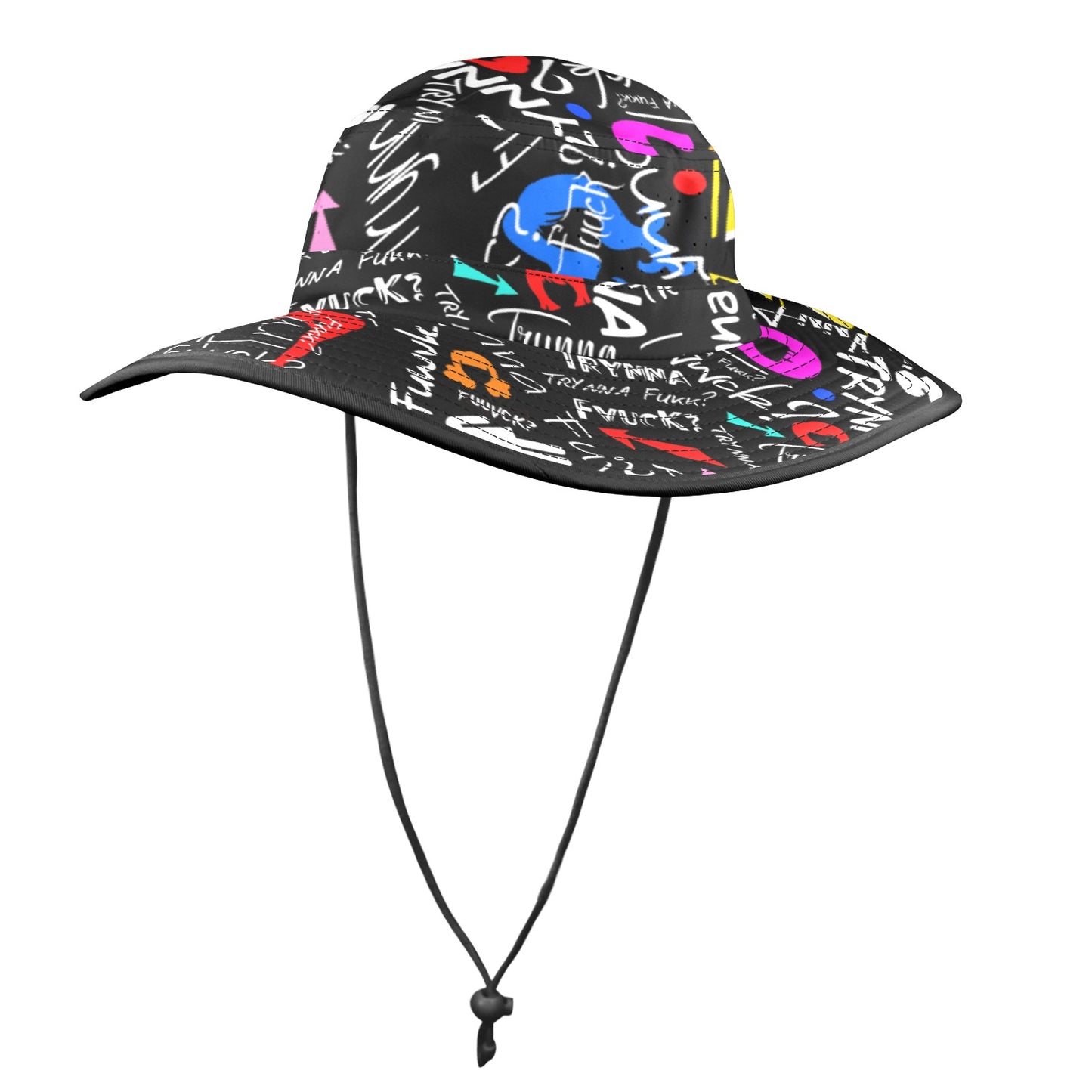 TF Black Bucket Hat
