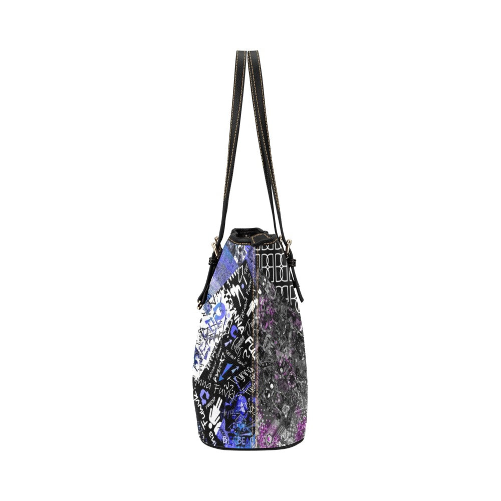 BB Purple Collage Tote Bag