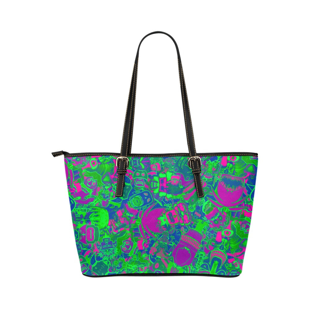 Sketchy Yeśil Tote Bag