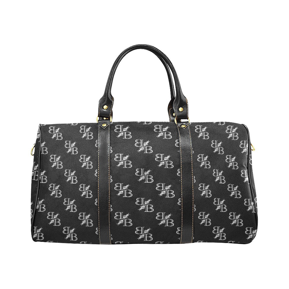 BB White Pattern Black