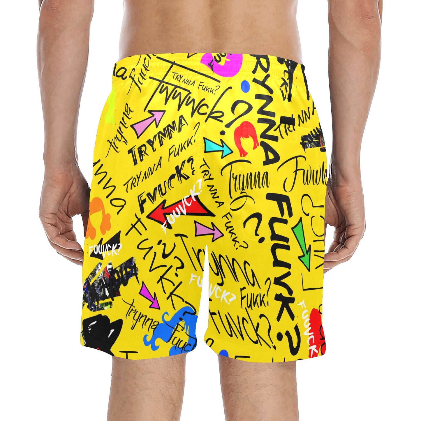 TF Yellow Beach Shorts