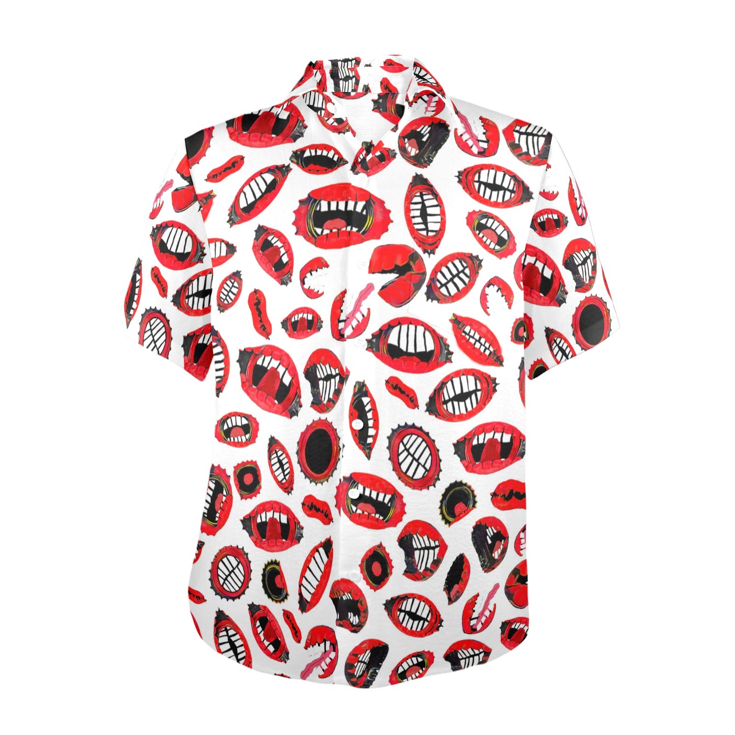 SPU White Lips Button Down