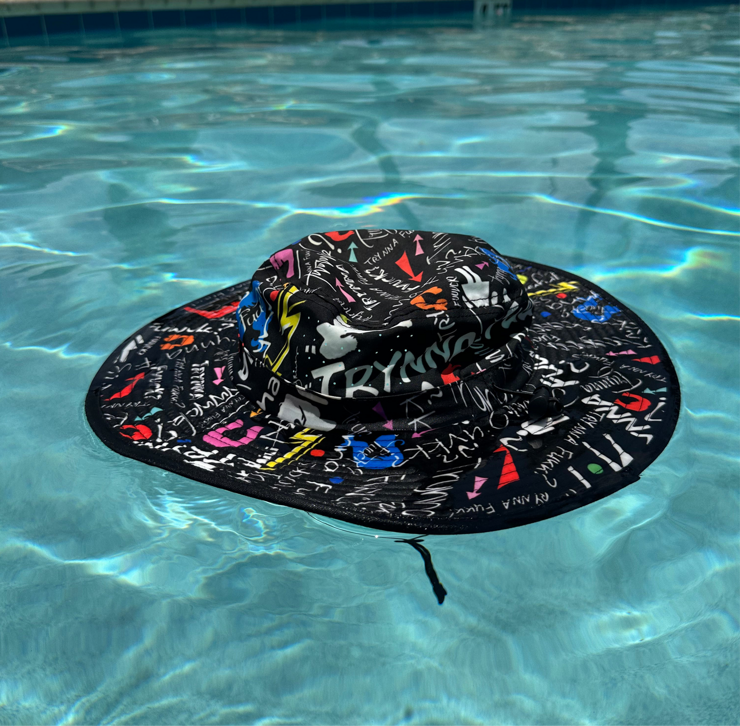 TF Black Bucket Hat