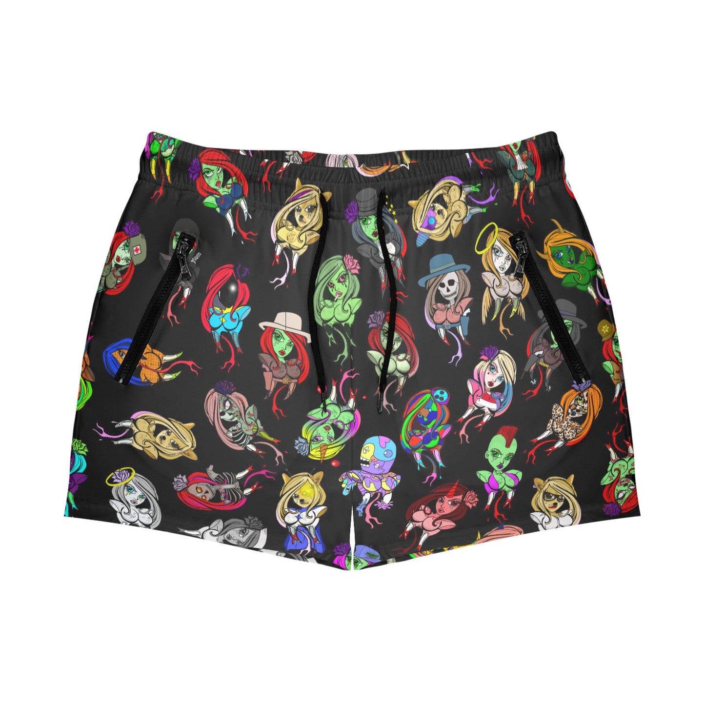 Poisonous Pinups Beach Shorts