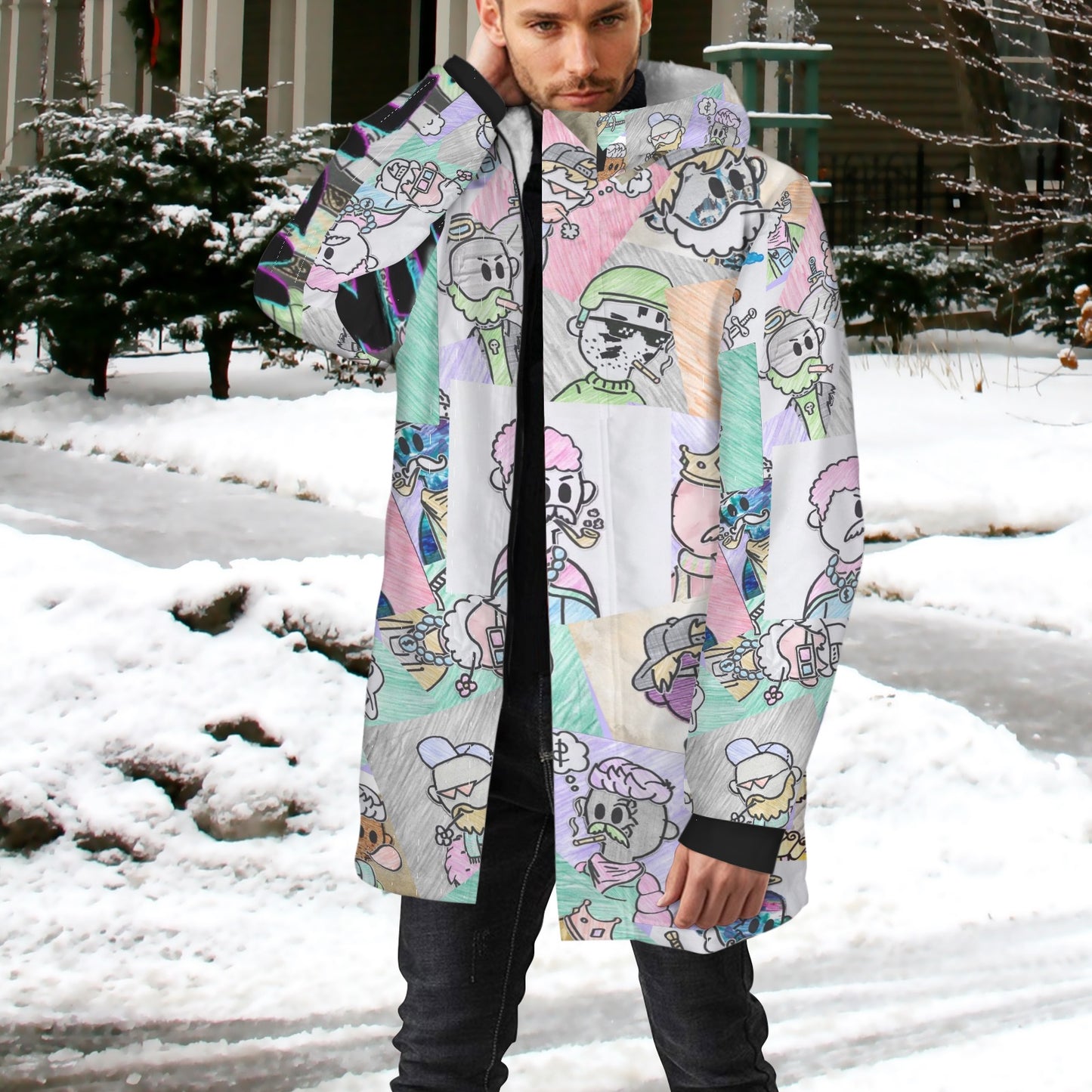 $SPU x DUNDIES Fleece-lined Jacket