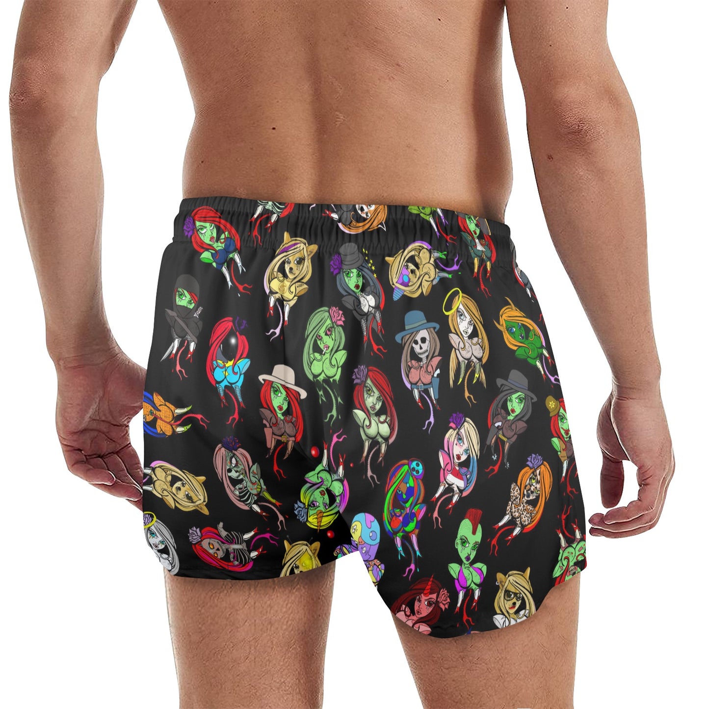 Poisonous Pinups Beach Shorts