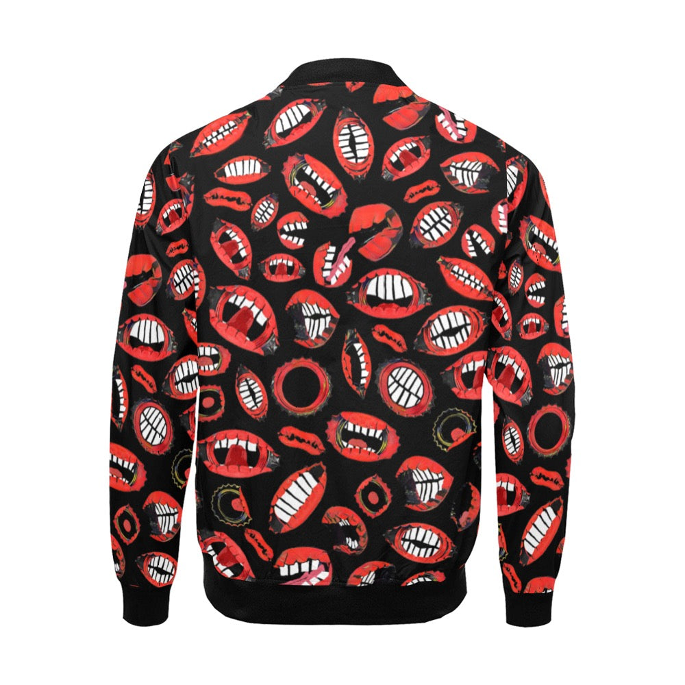 $SPU Lips Bomber Jacket