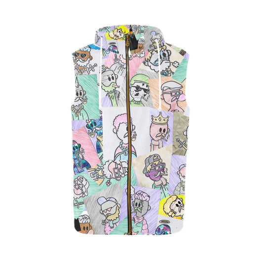 Dundies Sleeveless Zip Up Hoodie