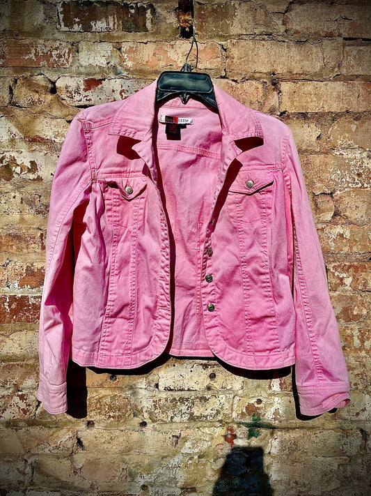 Vintage Pink Denim Jacket