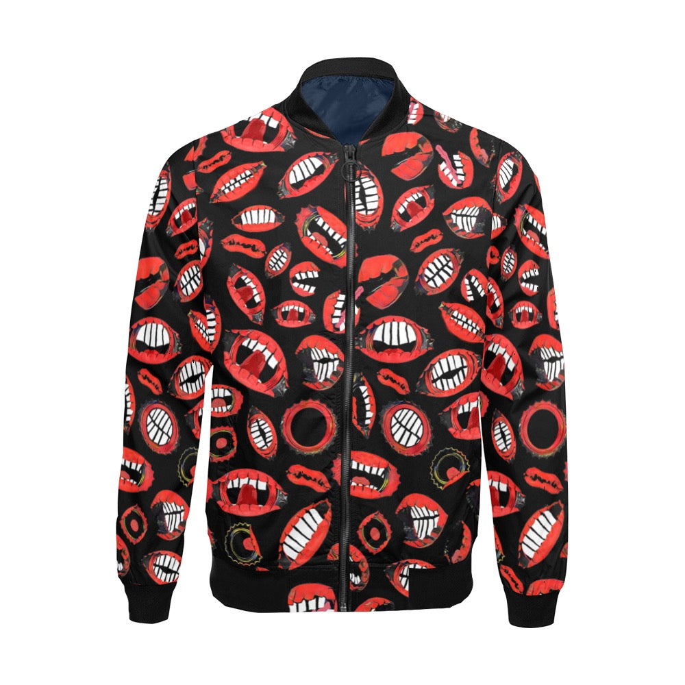 $SPU Lips Bomber Jacket