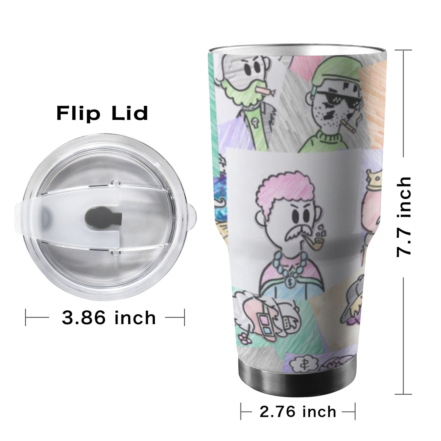 $SPU x DUNDIES Stainless Steel Tumbler