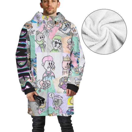 $SPU x DUNDIES Fleece-lined Jacket