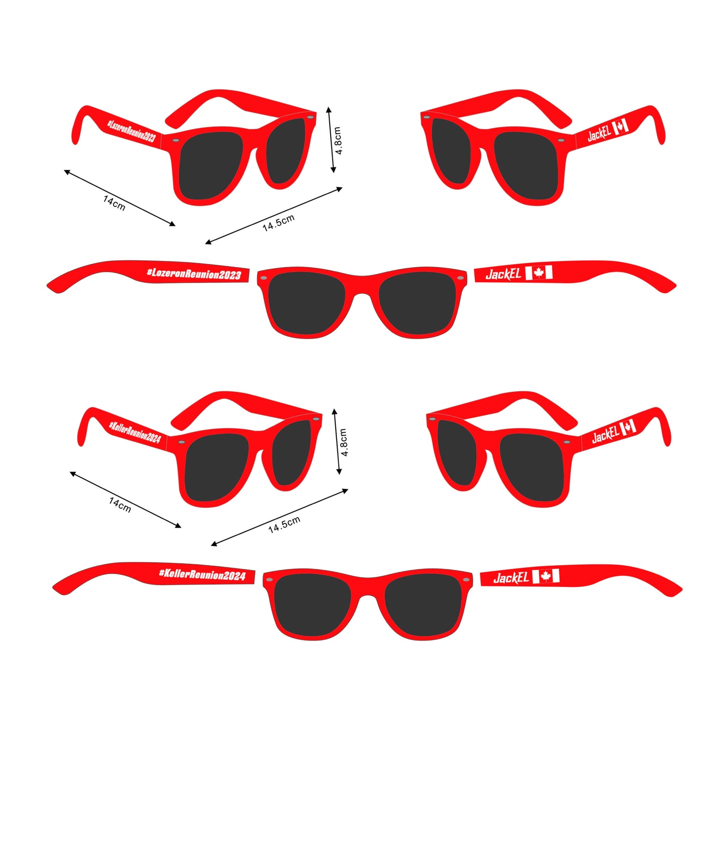 300 custom reunion sunglasses