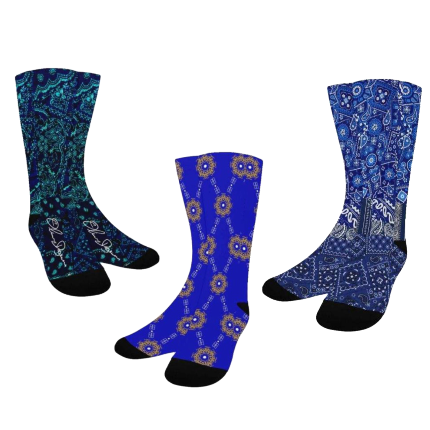 The Blues Combo Socks (3 Pair)