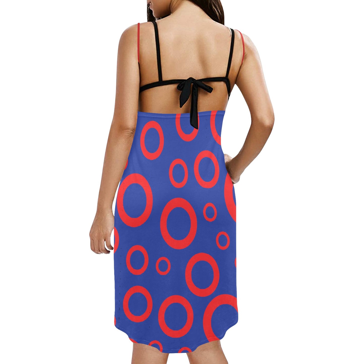 Phish Donut Backless Beach Dress