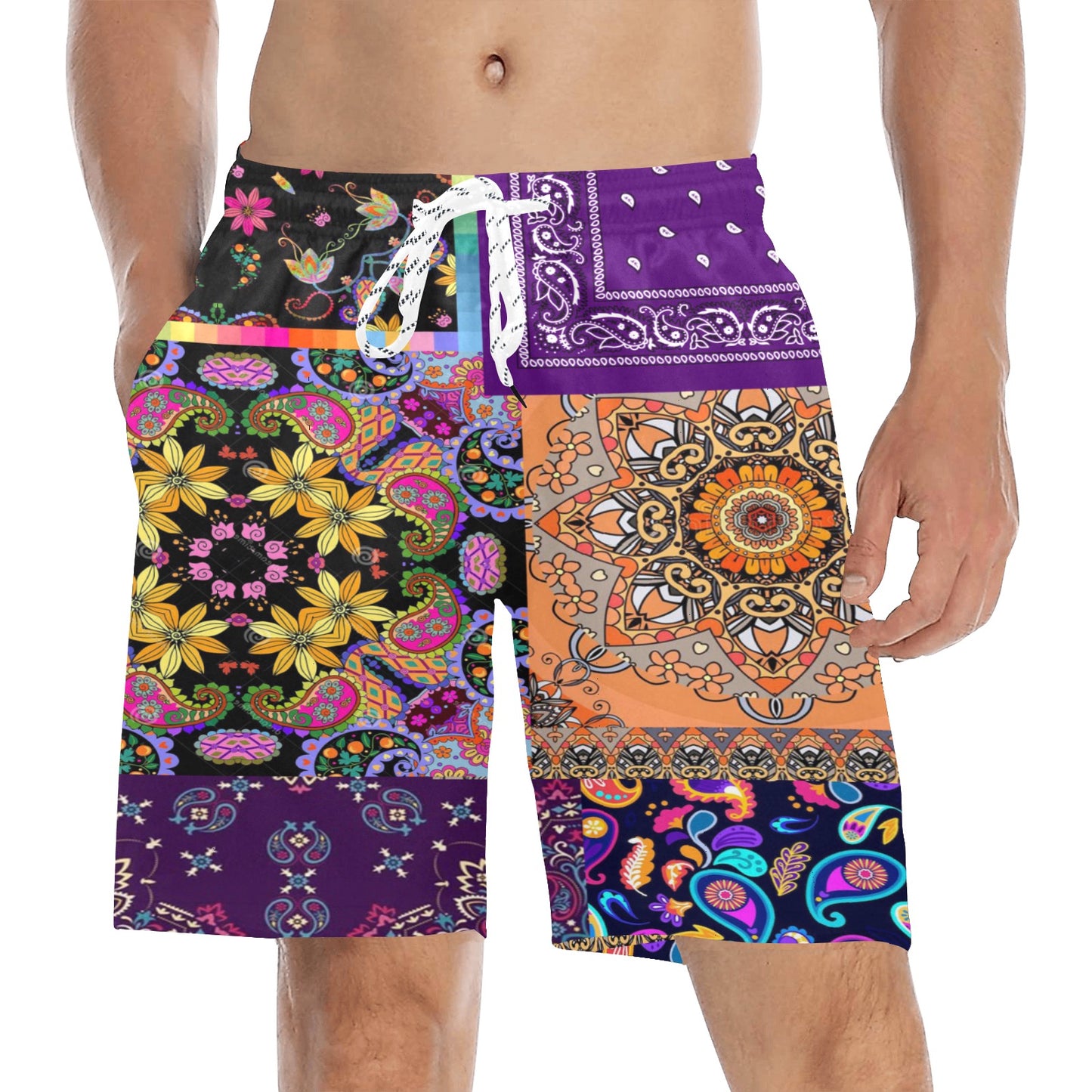 Jaipur Paisley Beach Shorts