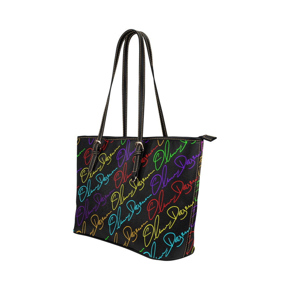 Rainbow Signature Tote Bag