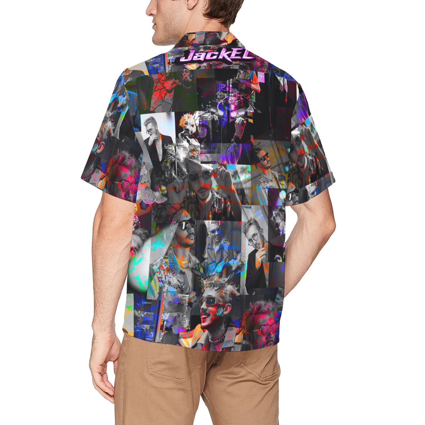 JackEL Collage Men’s Button Down