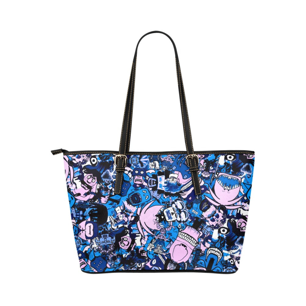 Sketchy Cotton Razz Tote Bag