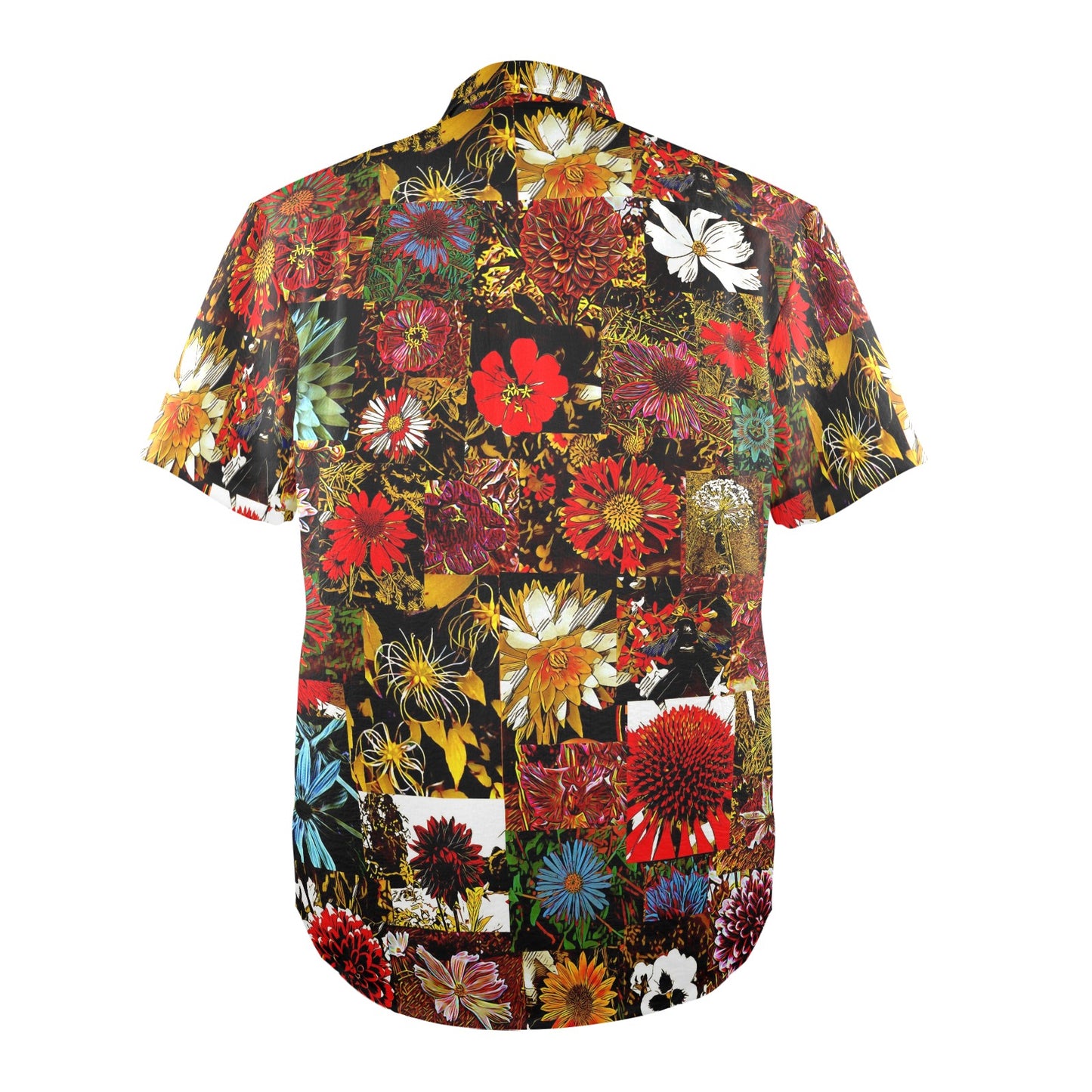 World Flowers Button Down