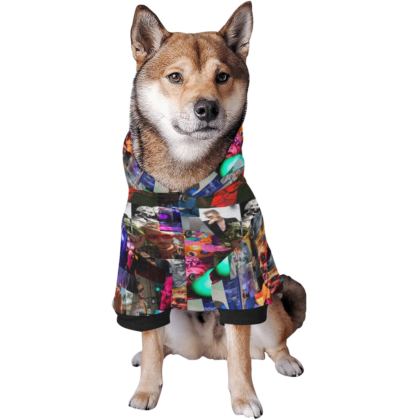 JackEL Collage Dog Hoodie