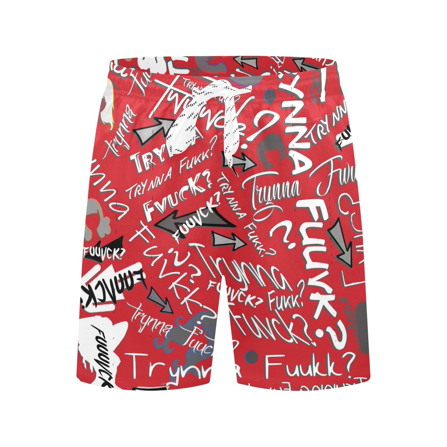 TF Red Beach Shorts