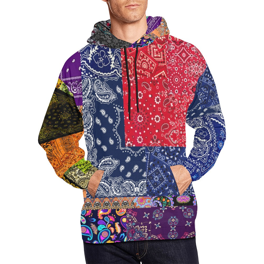 Mixed Paisley Hoodie