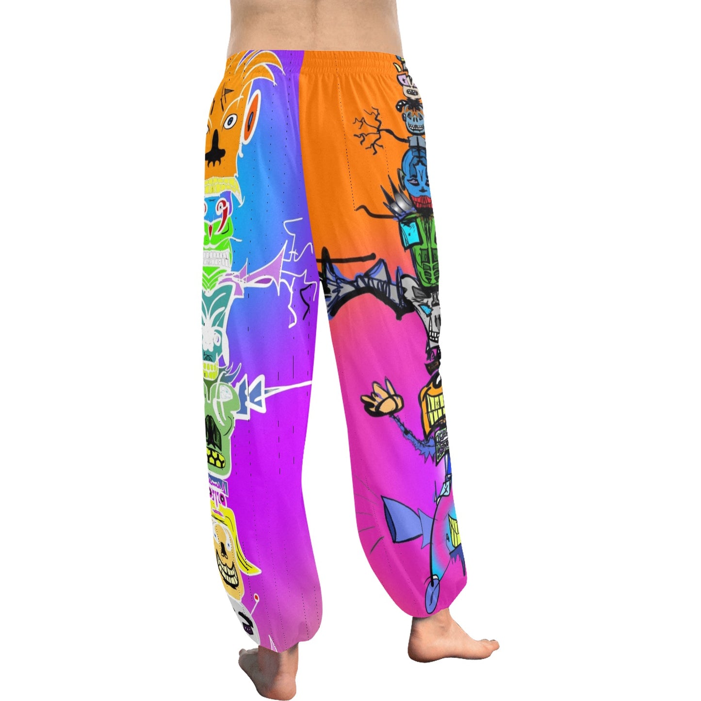 Totem Pole Harem Pants 1