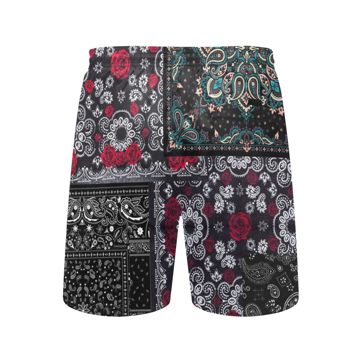 Oriental Paisley Beach Shorts