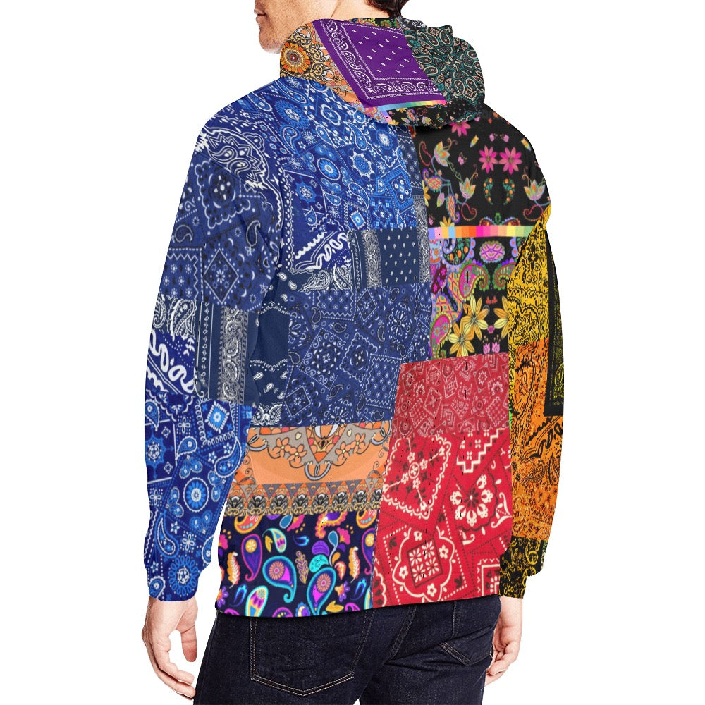 Mixed Paisley Hoodie