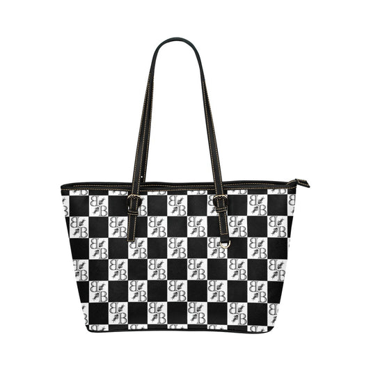 BB Checkered Tote Bag