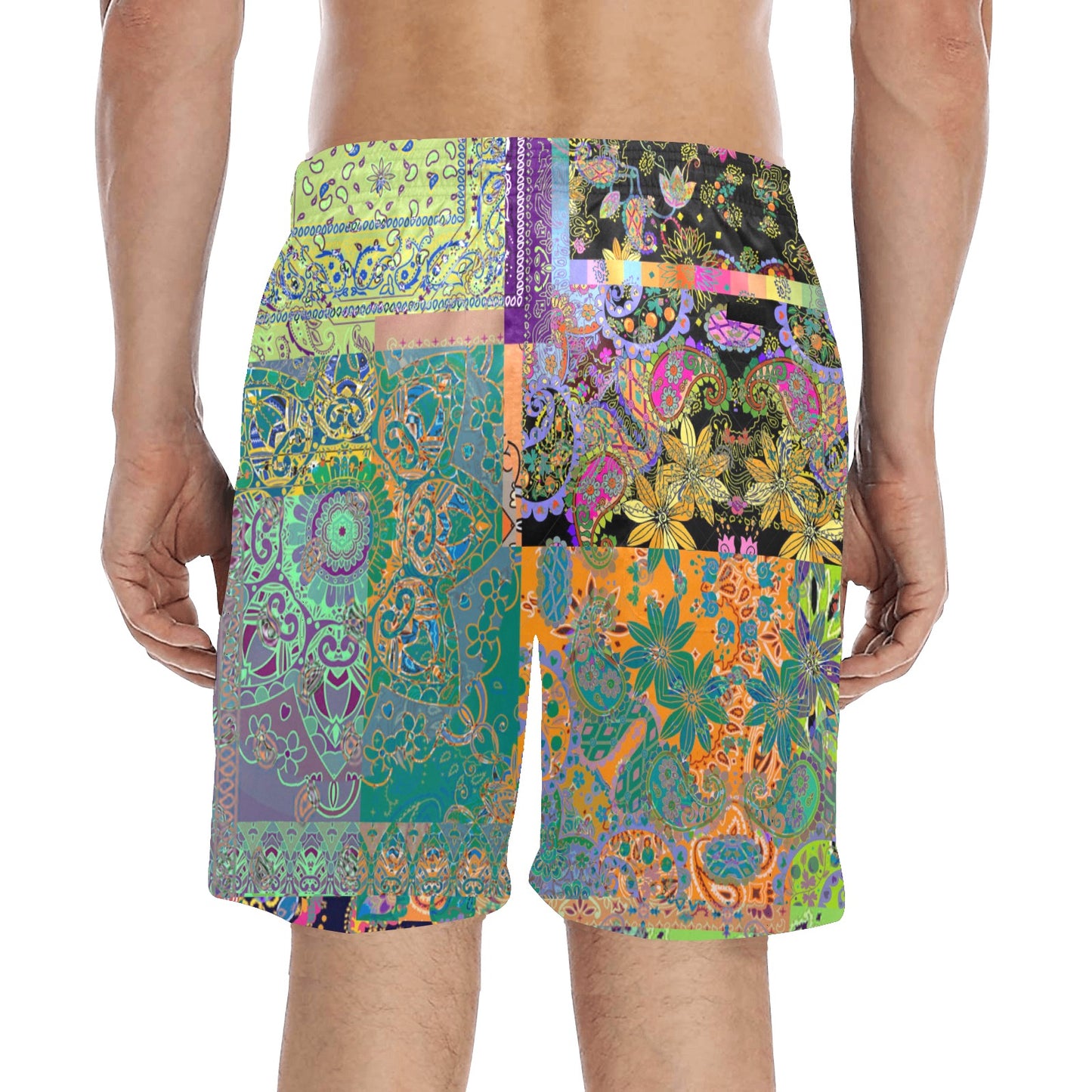 Serendipaisley Beach Shorts