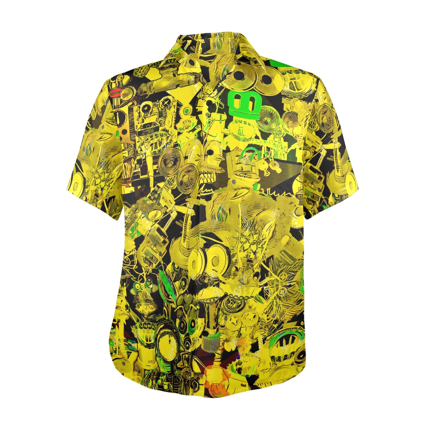 SP Camo Yellow Button Down