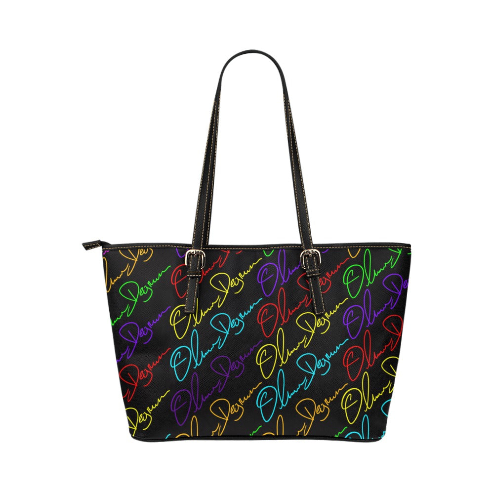 Rainbow Signature Tote Bag