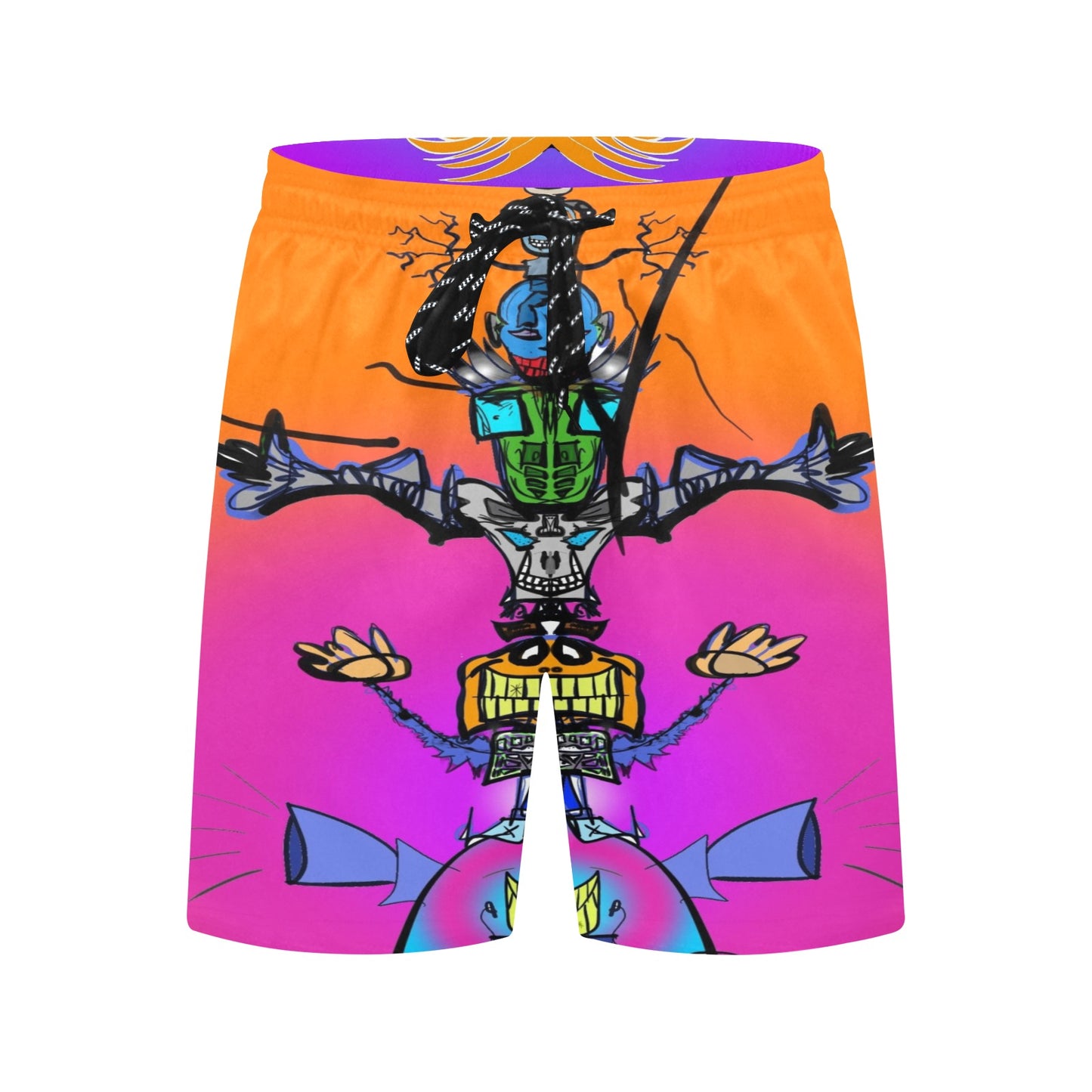 Totem Pole 1 Beach Shorts