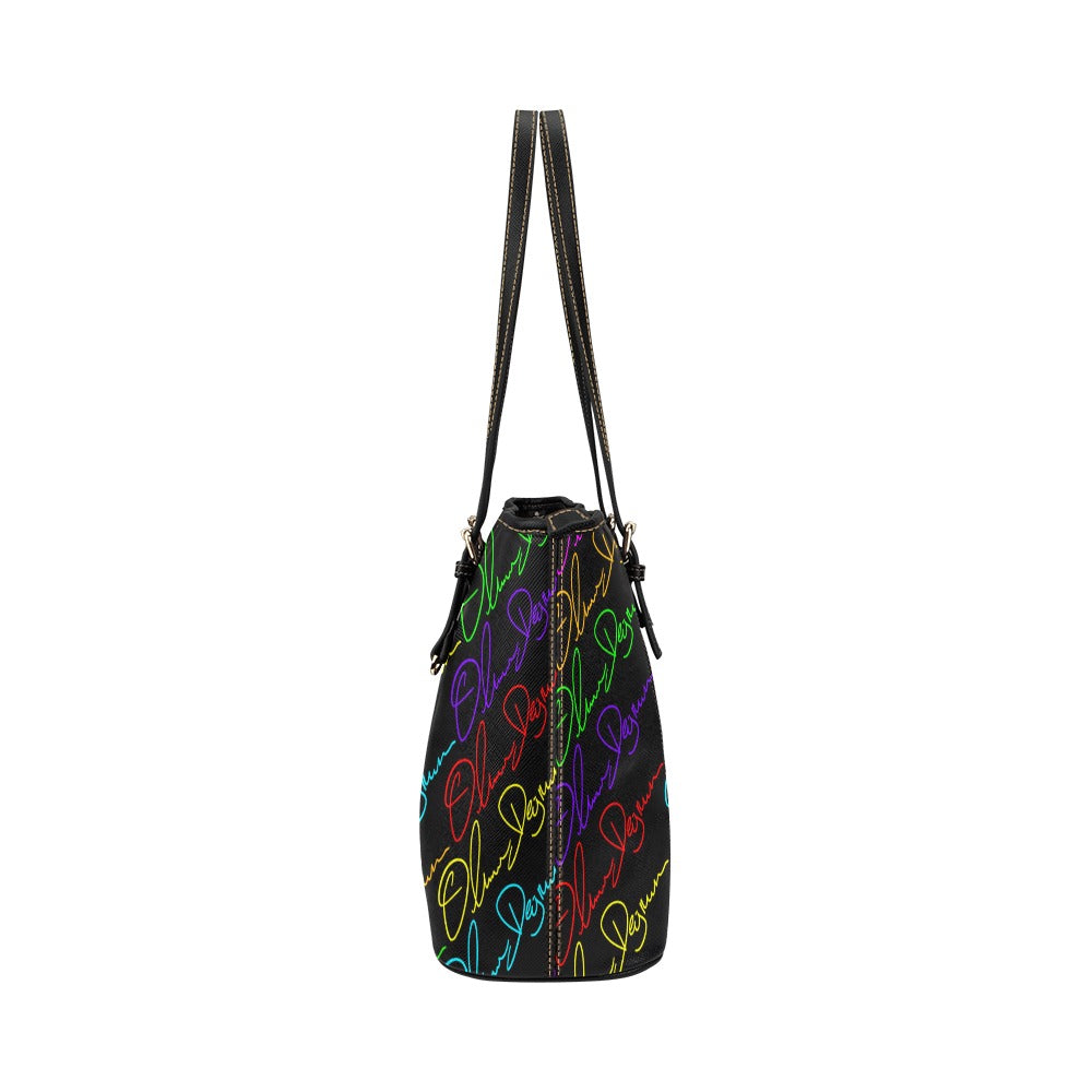 Rainbow Signature Tote Bag