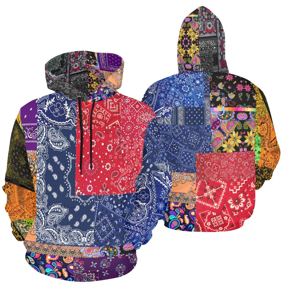 Mixed Paisley Hoodie