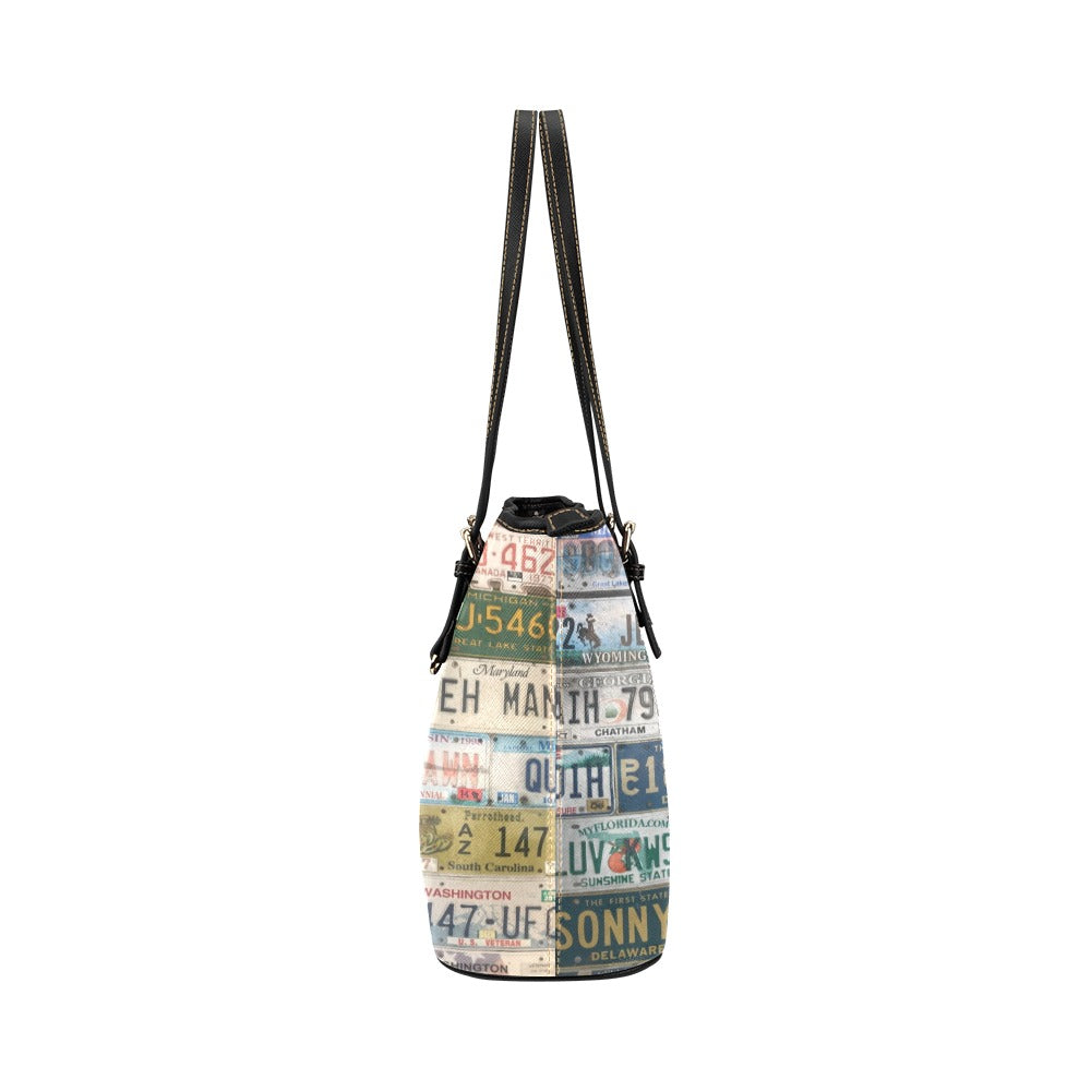 License Plates Tote Bag