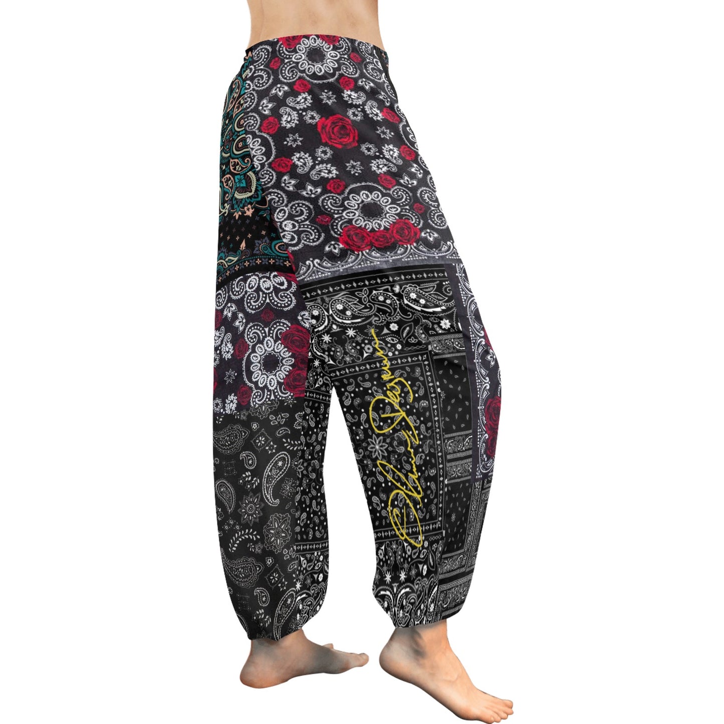 Oriental Paisley Harem Pants